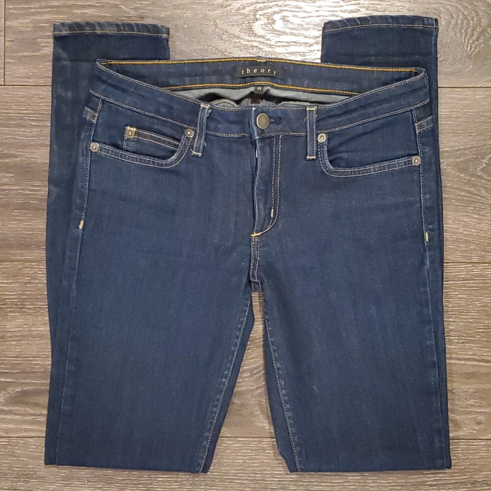 ❤ THEORY SKINNY JEANS, SIZE 0 (25)